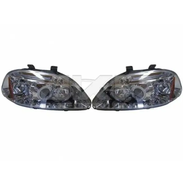 Honda Civic 2/3/4dv. 96-98 - přední chrom světla ANGEL EYES Bezpečná Platba