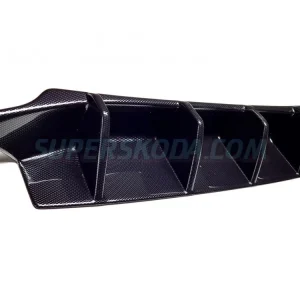 Škoda Scala - zadní podnárazník (střed) V2 CARBON styll Aktuální