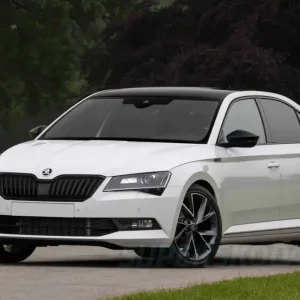 Dokud Zásoby Vydrží Škoda Superb III - černé kryty zrcátek SPORTLINE