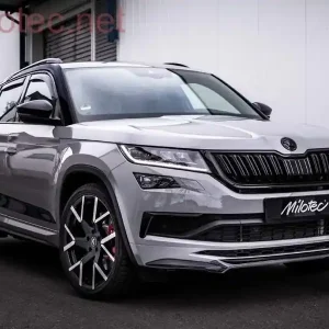 Škoda Kodiaq RS / Sportline před FL - přední spoiler - černý lesklý Poslední Šance