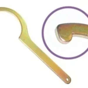 Značkový KW klíč pro nastavený výšky, pro průměr matice 75mm s obloučkem - pro podvozky variant Inox-line a Basic-line