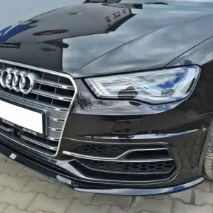 Maxton spoiler pod originální přední nárazník pro Audi S3 (8V) Sportback, rok výroby od 2013 Cenově Výhodný