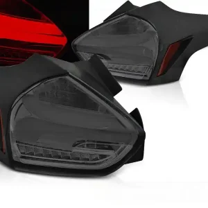 Nízká Cena FORD FOCUS 3 15-18 HTB - zadní LED světla kouřová LED BAR s dynamickým blinkrem