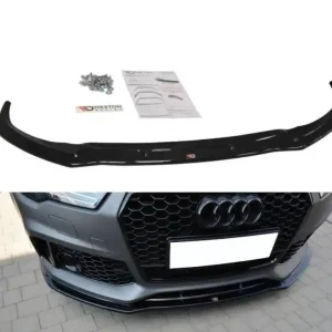Akční Nabídka Maxton Design splitter V.1 pod originální přední nárazník Audi RS7 facelift (2014-2017)