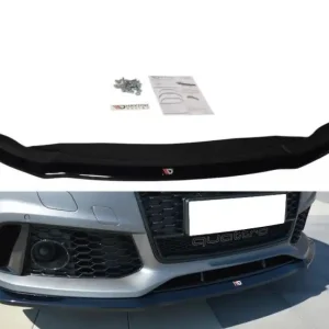 Maxton Design splitter V.2 pod originální přední nárazník Audi RS7 facelift (2014-2017) Vrácení Zdarma