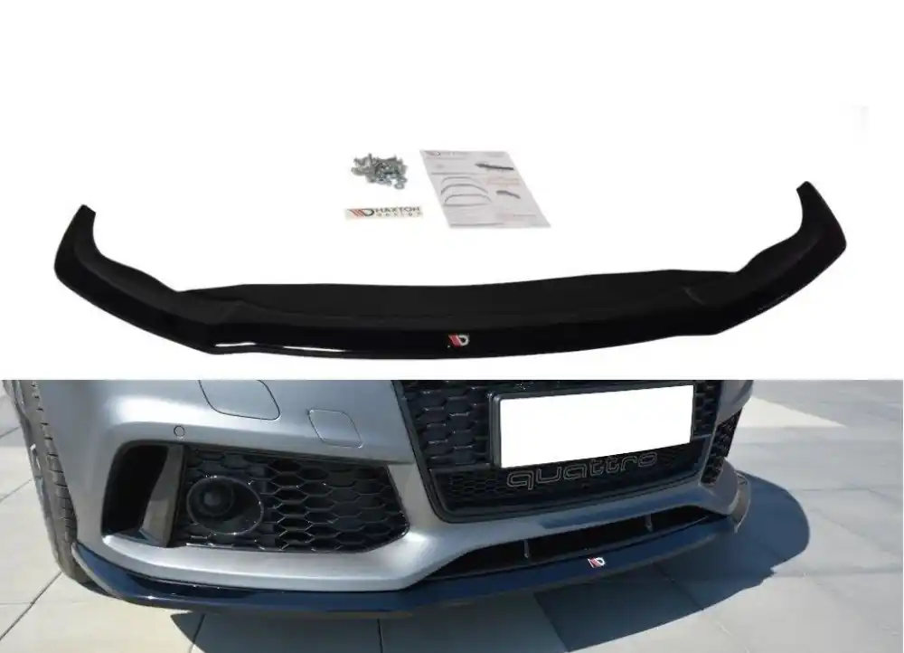 Maxton Design splitter V.2 pod originální přední nárazník Audi RS7 facelift (2014-2017) Vrácení Zdarma