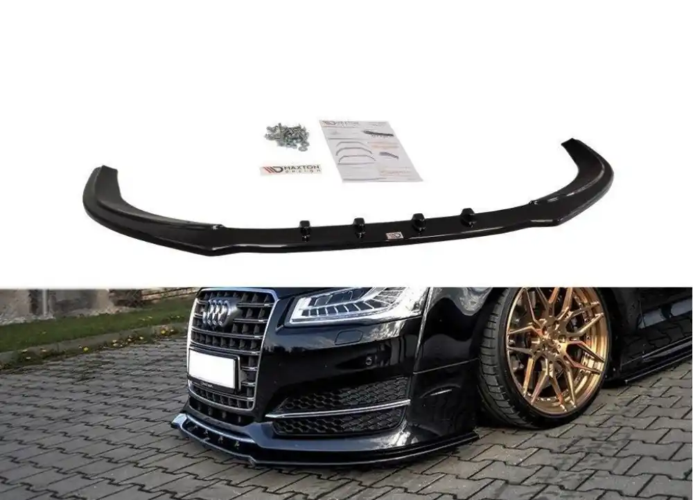 Nová Kolekce Maxton Design splitter V.1 pod originální přední nárazník Audi S8 (D4) 2013-