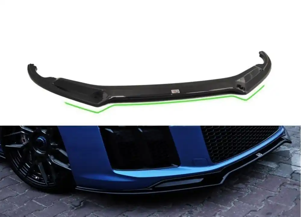 Maxton Design splitter V.2 pod originální přední nárazník Audi R8 II (2015-) Značkový