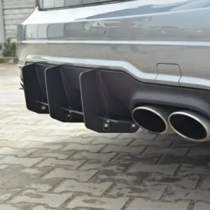 Poslední Šance Maxton Design difuzor a boční splittery zadního nárazníku pro Mercedes-Benz třídy C (W204) AMG-line (2007-2010)