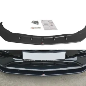 Maxton Design splitter V.1 pod originální přední nárazník Mercedes-Benz CLA A45 AMG (C117) facelift (2017-) Vrácení Zdarma