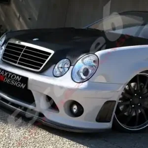 Cenový Hit Maxton lipa pod přední nárazník pro Mercedes-Benz CLK (W208) 1997-2003 s předním nárazníkem (ME-CLK-208-AMG204-F1)