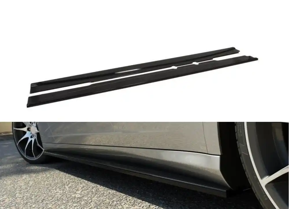 Maxton Design difuzory bočních prahů pro Mercedes-Benz CLS (C219) 2004-2010 Značkový