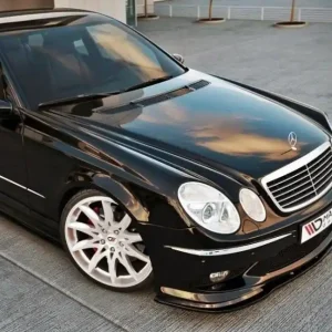 Maxton Design splitter pod originální přední nárazník pro Mercedes-Benz třídy E (W211) AMG předfacelift (2002-2006) Jen Po Omezenou Doba