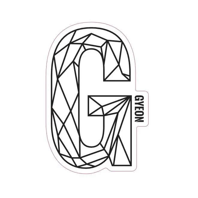 Odeslání Ihned Gyeon G Sticker Black 100x65.6 mm