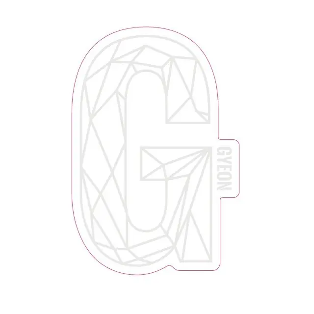 Gyeon G Sticker White 100x65.6 mm Výhodná Nabídka