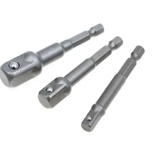 Dokud Zásoby Vydrží Adaptéry na gola hlavice do vrtačky, vel. 1/4”, 3/8”, 1/2”, sada 3 ks - MAGG 080087