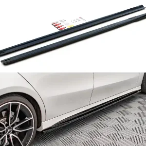 Zlevněný Mercedes třída A W177 difuzory pod boční prahy ver.2 MAXTON DESIGN