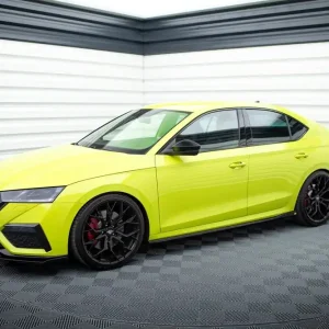 Nová Kolekce Škoda Octavia RS Mk4 lišty pod prahy V2 Maxton Design