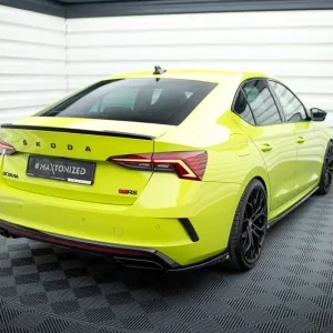 Přímo Od Výrobce Škoda Octavia RS 4 boční spoilery pod zadní nárazník V3 Maxton Design
