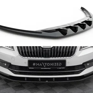 Škoda Superb 3 Spoiler pod přední nárazník V3 Maxton Design Sezónní Sleva