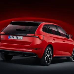 Must-Have Škoda Scala - zadní podnárazník MONTE CARLO - Black magic