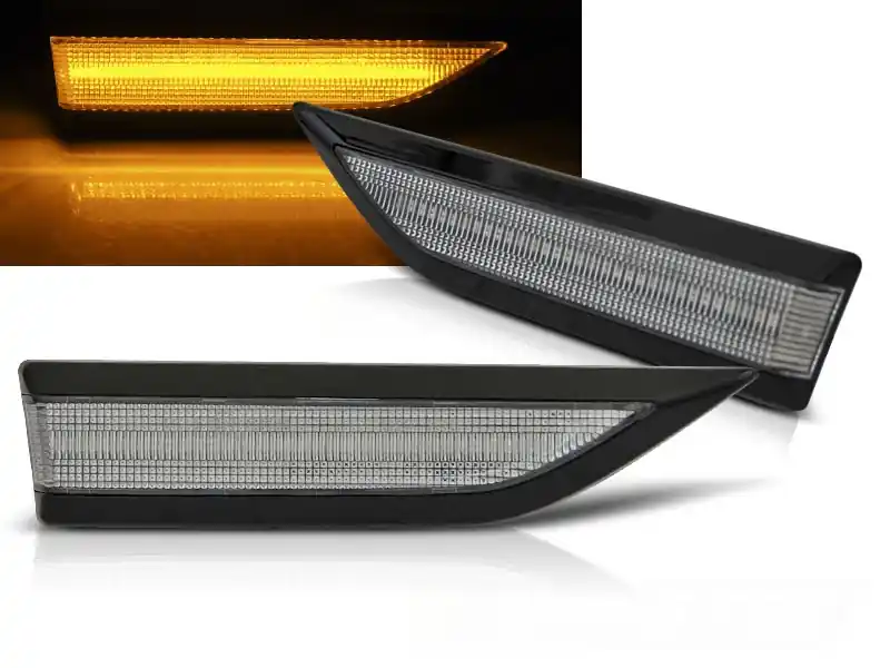 VW CADDY 15- - LED dynamické blikače černo bílé Novinka