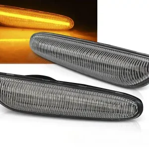 Sleva BMW E81 / E82 / E87 / E88 2004 - 2013 - LED dynamické blikače černo bílé