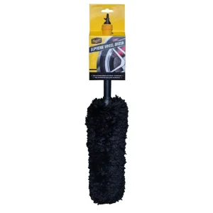 Meguiar‘s Supreme Wheel Brush - Large - luxusní mikrovláknový kartáč na kola, velký, 45 cm Nejlepší Volba