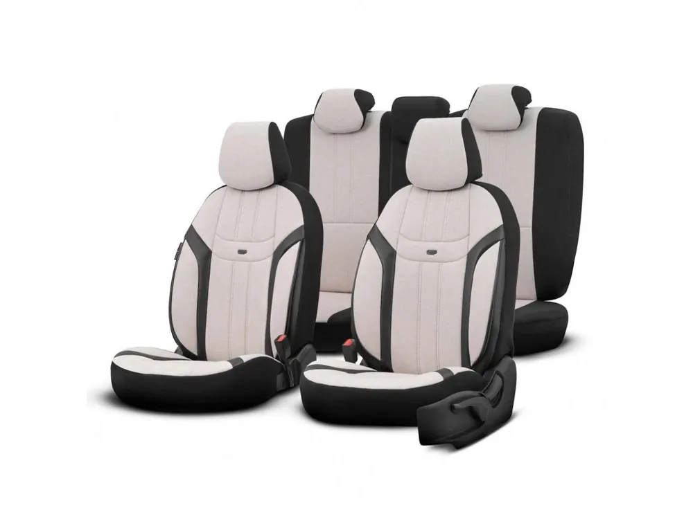 Autopotahy OTOM SWAN 503 béžové 3-ZIP Speciální Cena