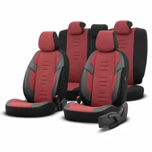 Bezpečná Platba Autopotahy OTOM THRONE 103 červené 3-ZIP