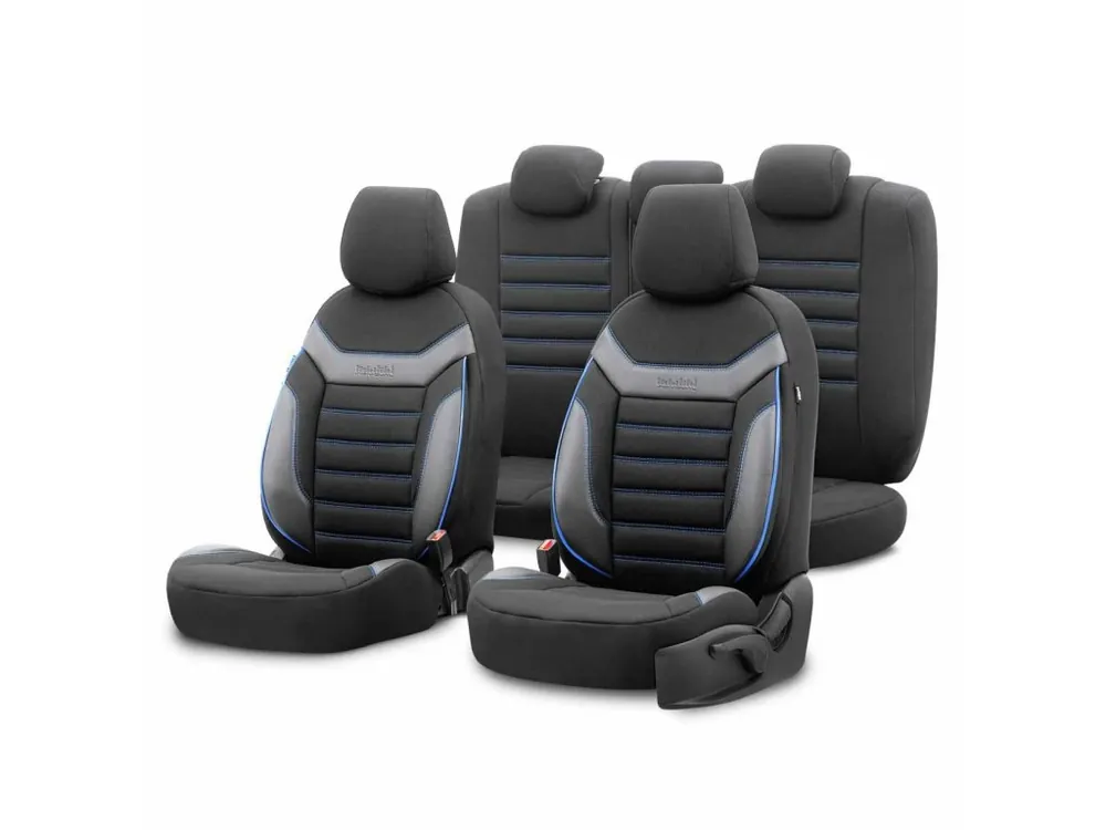 Autopotahy OTOM INDIVIDUAL 203 černé/modré 3-ZIP Cenově Výhodný