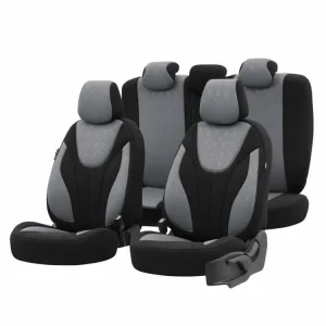 Autopotahy OTOM RUBY 1202 černé/šedé 3-ZIP Dokud Zásoby Vydrží