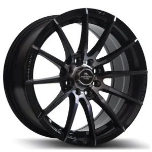Alu kola Forzza Atom 7X15 4X100/108 ET25 73,1 Black Magic Machined Cenová Bomba