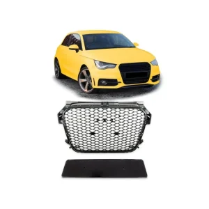 Finální Výprodej Přední maska AUDI A1 (8X) Sportback Hatchback Pre-Facelift 2011-2015 lesklá černá