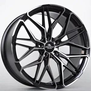 Značkový Alu kola Forzza Stone 9,5X20 5X112 ET38 66,56 Black Magic Face Polished