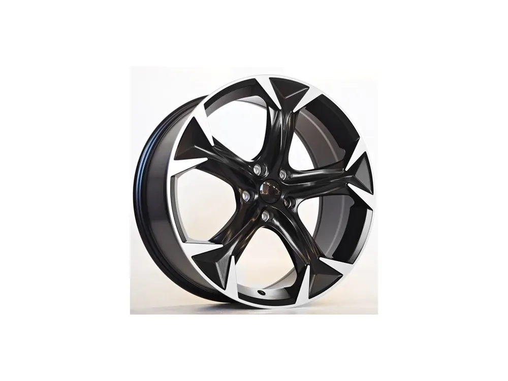 Vysoce Kvalitní Alu kola Replica Sven 8,5X19 5X112 ET43 57,1 Satin Black + Machined Spoke