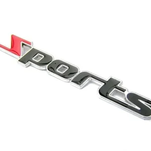 Samolepící 3D logo SPORTS 115 mm 4CAR Výhodná Nabídka
