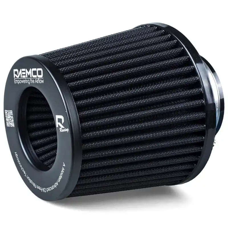 Expresní Doručení Sportovní vzduchový filtr RAEMCO, montážní průměr 70 mm, černý ABD-130-77BK