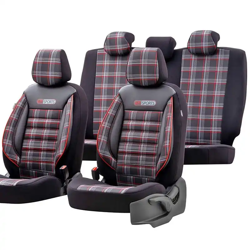 Cenově Výhodný Autopotahy Škoda Superb II (2008 - 2015) univerzální OTOM GTI SPORT 801