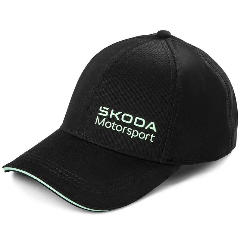 Kšiltovka ŠKODA s 3D nápisem ŠKODA Motorsport, originál Ihned K Objednání