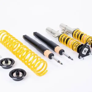 Výškově stavitelný podvozek ST Suspensions ST XTA se stavitelnou tuhostí a unibaly pro BMW 4 Coupe F32, F82 max zatížení PN do 990 kg Víkendová Akce