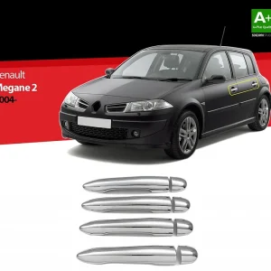 Bezpečná Platba Nerez kryty klik Renault Mégane II - 8 ks