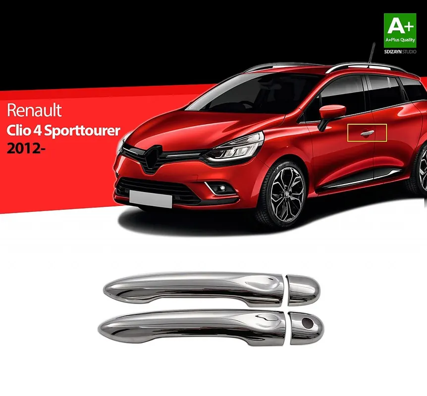 Nerez kryty klik Renault Clio IV Sport Tourer - 4 ks - přední Bezpečná Platba