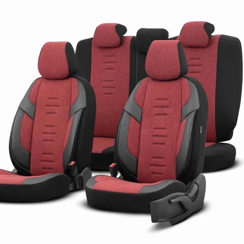 Aktuální Autopotahy univerzální OTOM THRONE 103 RED 3-ZIP
