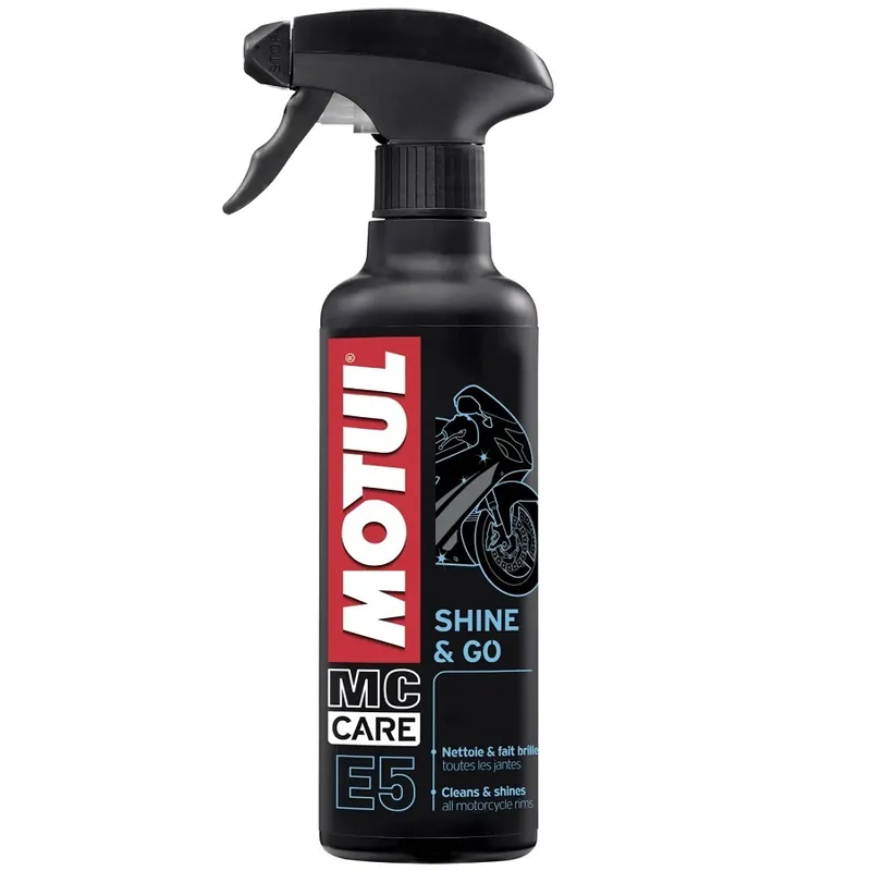 Kup Teď Ošetřující a leštící přípravek na plasty motocyklu MOTUL Shine & Go E5, 400 ml