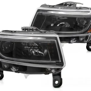CHRYSLER JEEP GRAND CHEROKEE 2014-2016 - přední světla TUBE ČERNÁ Výhodná Nabídka