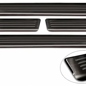 Vysoce Kvalitní Nerez černé kryty prahů Škoda Octavia IV Liftback / Combi