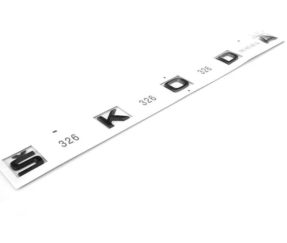 Zadní středový nápis ŠKODA pro Škoda Scala (od roku 2019>) - originál 657853687D041 Omezená Nabídka