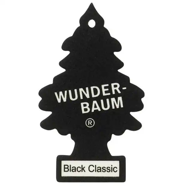 Vůně do auta WUNDER BAUM Black Classic, závěsná, papírová Dokud Zásoby Vydrží