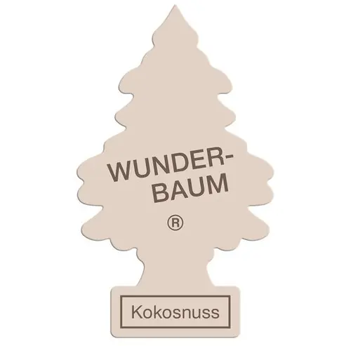 Aktuální Vůně do auta WUNDER BAUM kokos, závěsná, papírová